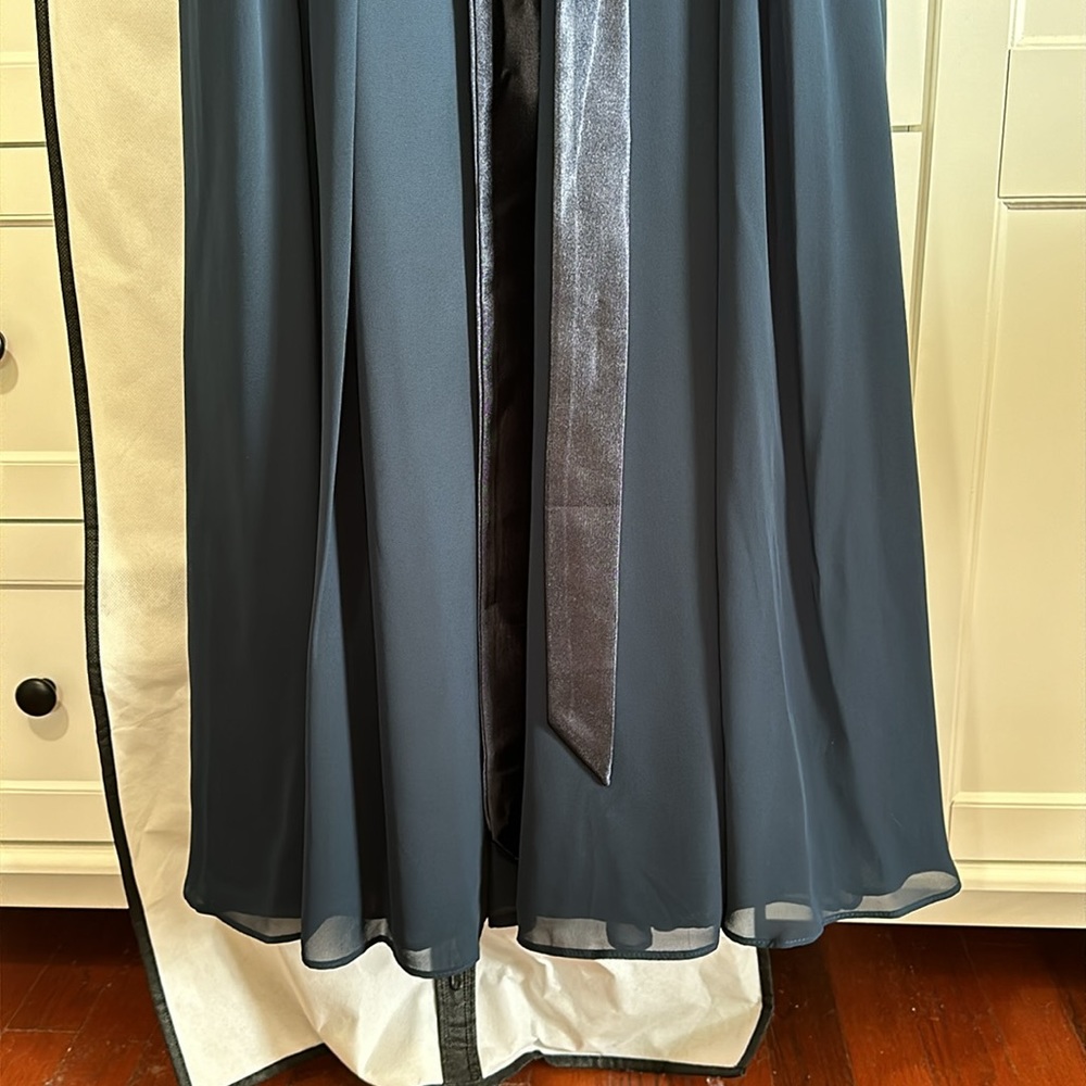 Azazie Navy Formal Dress - Size A6 - Picture 5 of 7